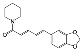 Structural-formula of-piperine